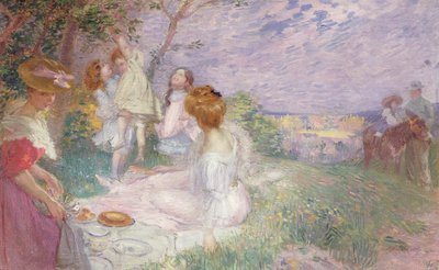 The Picnic by Auguste-Frederic Bonnet